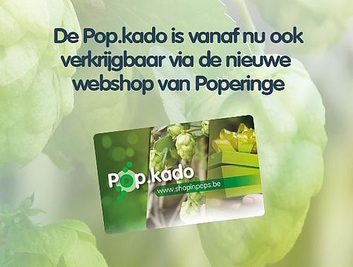 De Pop.kado is vanaf nu ook verkrijgbaar via de webshop van Poperinge